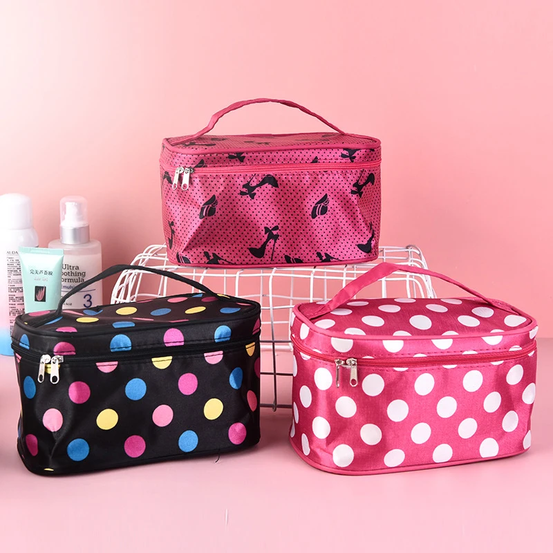 Cosmetics Storage Bag Portable Travel Cosmetic Pouch Women Multifunction Toiletries Organizer Large-Capacity Storage Case 1